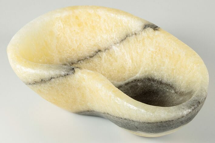 Banded Zebra Calcite Dish - Mexico #194180